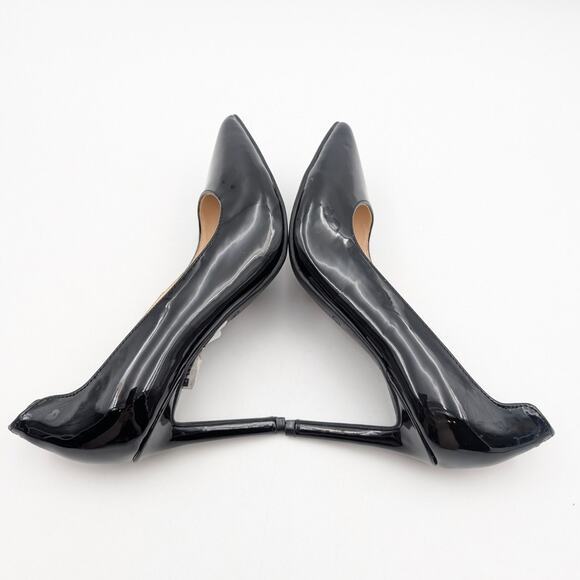 Nine West Wnedden3 Pointed Toe Heel Pumps Women's Black Size US7M EU38 - Picture 5 of 10